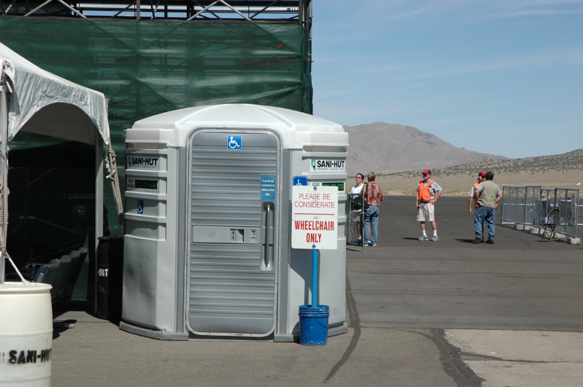 Image of Sani Hut restrooms